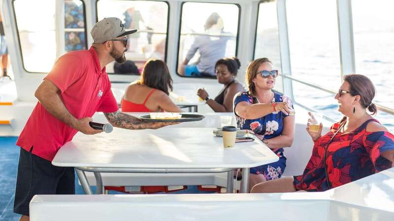 Los Cabos: Sunset Dinner Cruise with Transportation - Setting out from Cabo San Lucas at sunset