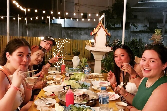 Luang Prabang Mekong Sunset Cruise and Hot Pot Dinner - Learning to cook SinDat hot pot