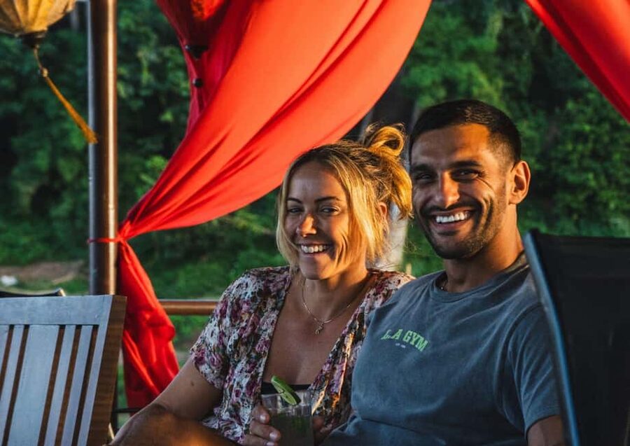 Luang Prabang: Mekong Sunset Cruise & Lao Tasting Dinner - Boarding a solar-powered wooden boat