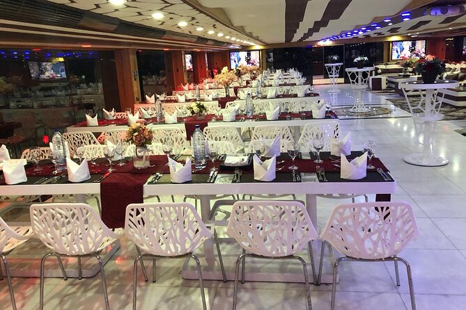 Luxury 7 Star Mega Yacht Dinner Cruise with International Buffet - The Marina route and the views after sunset