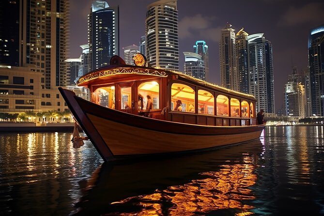 Luxury Dhow Dinner Cruise at Dubai Marina with Dinner & Transfers - Key points to know before booking