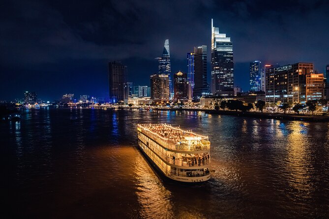 Luxury Dhow Dinner Cruise at Dubai Marina with Dinner & Transfers - Dubai Marina after sunset is the main attraction