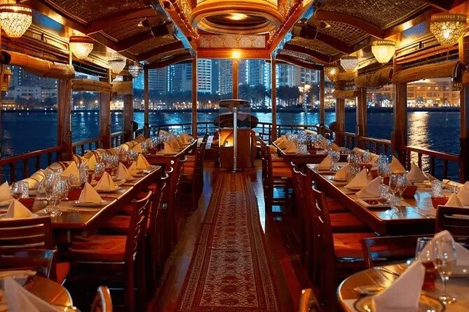 Luxury Dhow Dinner Cruise at Dubai Marina with Dinner & Transfers - Tanoura dancing adds a local performance