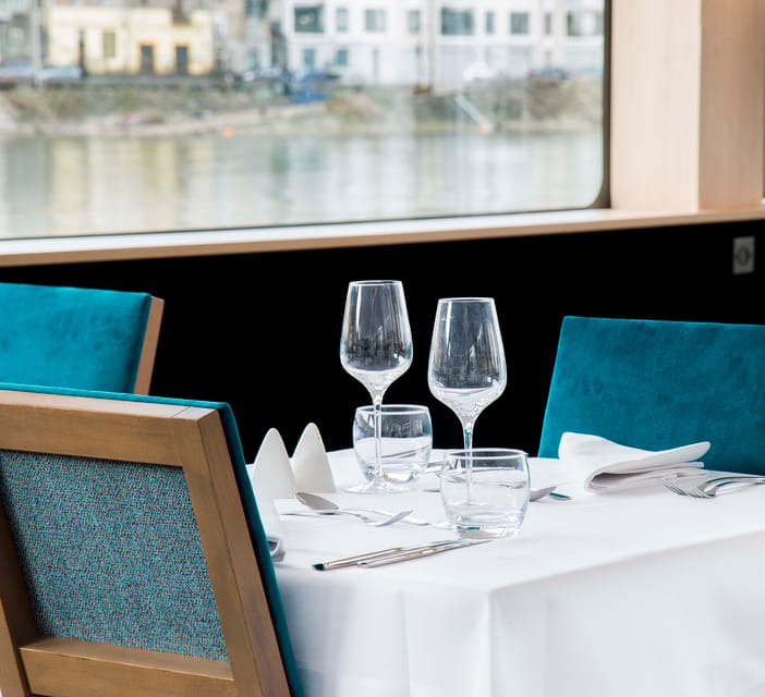 Lyon 2.5-Hour Dinner Cruise - Inside the Hermès restaurant boat
