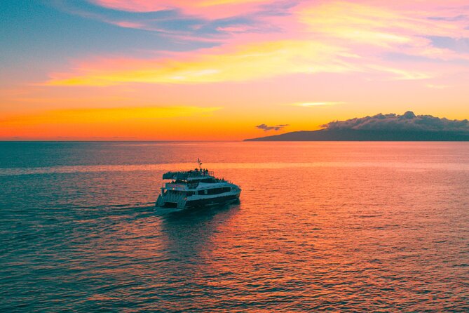 Maui Ma'alaea Sunset Prime Rib or Fresh Island Fish Dinner Cruise - A Maui sunset served from the Calypso