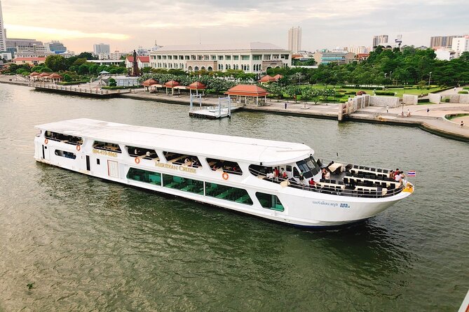 Meridian Sunset Dinner Cruise - Floating Paradise From ICONSIAM Bangkok - The Royal Barges National Museum from the river