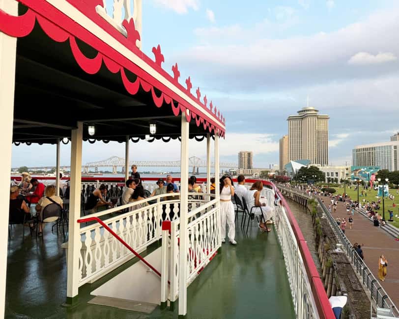 New Orleans: Evening Steamboat Jazz Cruise + Optional Dinner - Choosing the dinner option