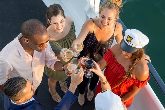 New Year's Eve Plated Dinner Cruise on San Francisco Bay - Passing the Golden Gate Bridge