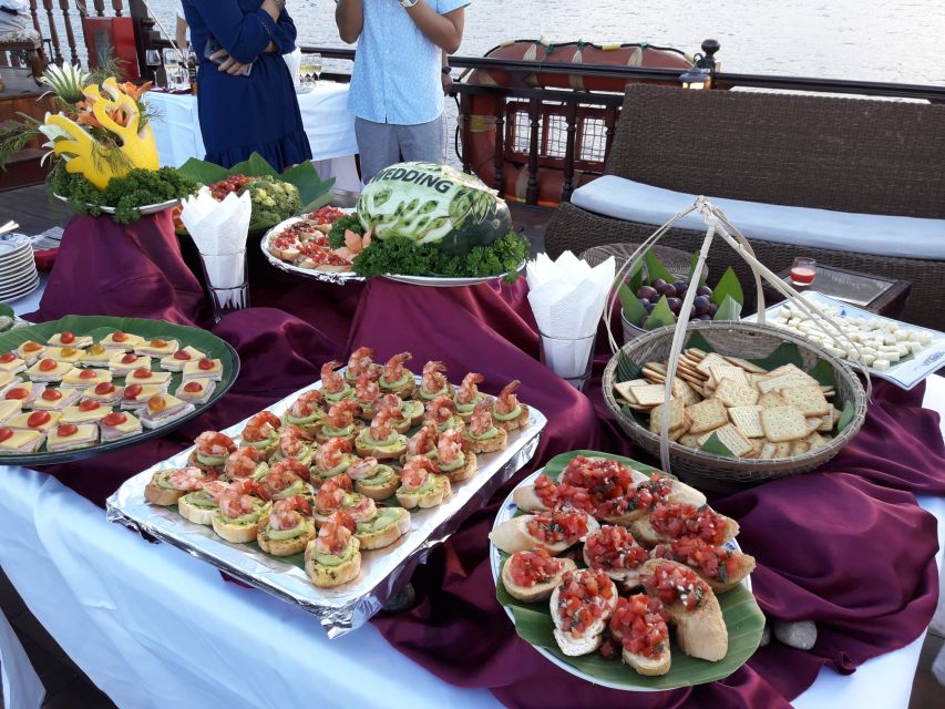 Nha Trang: Day Cruise Or Sunset Dinner Cruise on The Sea - The traditional junk image versus the actual boat