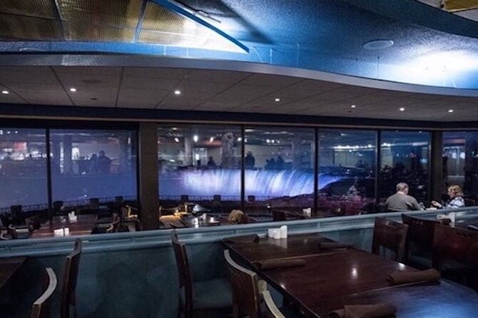 Niagara Falls Premium Night Tour: Fireworks Boat Cruise & Dinner - Dinner beside Horseshoe Falls at Table Rock