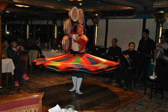 night-tour Nile dinner cruise with open buffet and belly dancer - Timing: plan around two hours, not a full evening