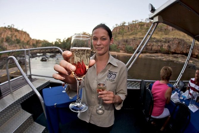 Nitmiluk (Katherine) Gorge 3.5-Hour Sunset Dinner Boat Tour - The first boat ride through the gorge