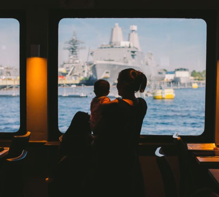 Norfolk: City Cruises Buffet Dinner Cruise - Cruising the Elizabeth River with Navy views