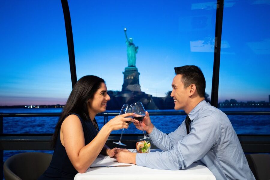 NYC: Christmas Eve Gourmet Brunch or Dinner Harbor Cruise - Christmas Eve begins at Pier 61