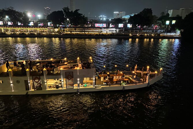 Open Air Nile Dinner Cruise with Sunset or Night Vibes - Cairo from the Nile, with music instead of traffic