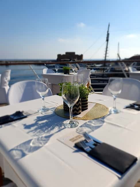 Paphos: Wave Dancer Fireworks, Buffet Dinner & Show Cruise - The opening sail and evening views