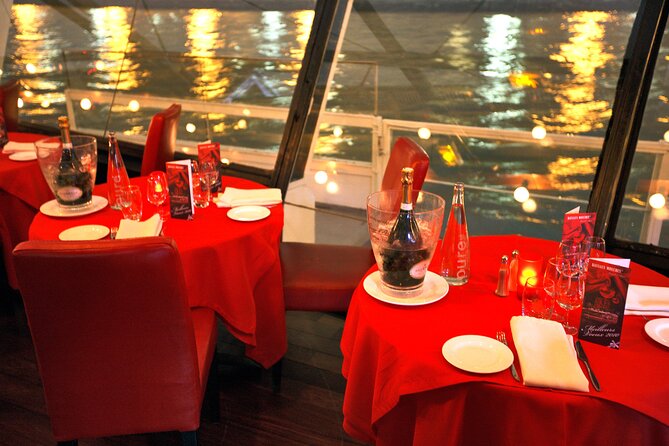 Paris Bateaux Mouches Special Bastille Day Dinner Cruise - Seating, dress, and the upper deck