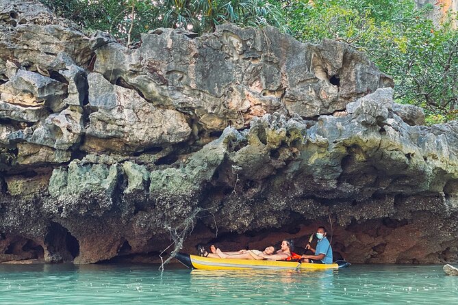 Phang Nga Bay Sunset Cruise Dinner with Sea Canoe and Loy Krathong from Phuket - Hong Island and the first cave views