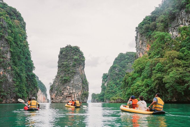 Phang Nga Bay Sunset Cruise Dinner with Sea Canoe and Loy Krathong from Phuket - From Phuket hotels to Ao Por Pier