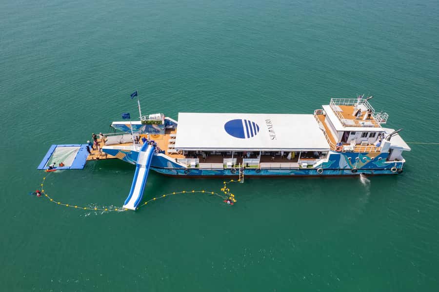 Phuket: Phang Nga Bay Lunch and Dinner Sunset Party Cruise - Buffet lunch with Thai, Chinese, and Japanese choices