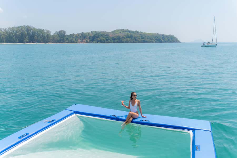 Phuket: Phang Nga Bay Lunch and Dinner Sunset Party Cruise - Hong Island and the sea cave canoe ride
