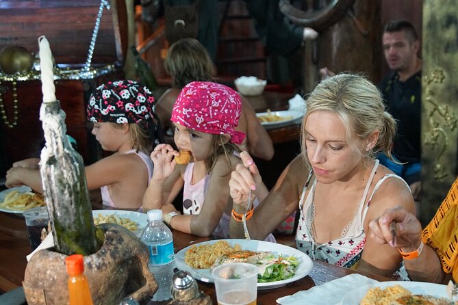 Pirate Ship Premium Dinner Cruise with Show - Out onto Banderas Bay