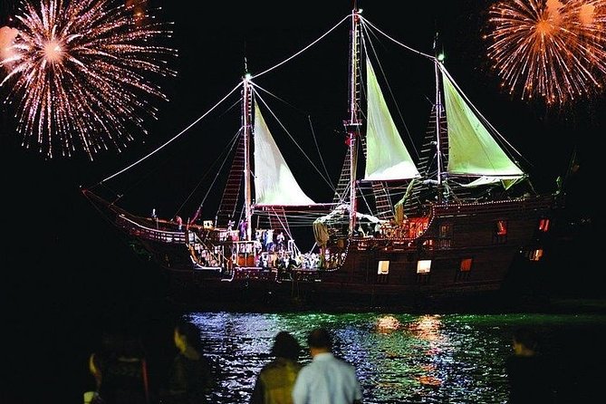 Pirate Show and Dinner on a Cruise in Puerto Vallarta - Boarding a 700-ton pirate galleon