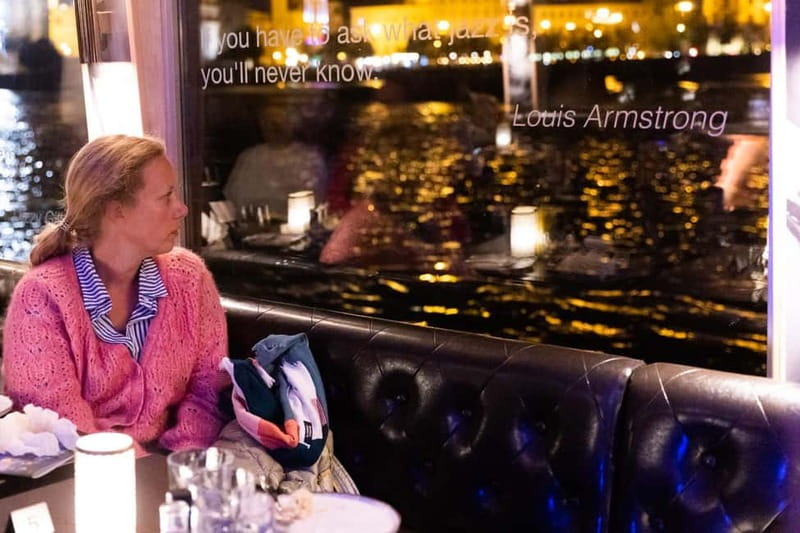 Prague: Jazz Boat Popular Live Jazz Dinner Cruise - The upper deck and the best photo moments