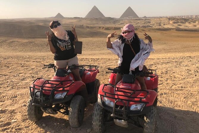 Private Giza Pyramids, Sphinx, Quad Bike, Camel Ride, Nile Dinner Cruise - A full Cairo day, from stone monuments to city lights