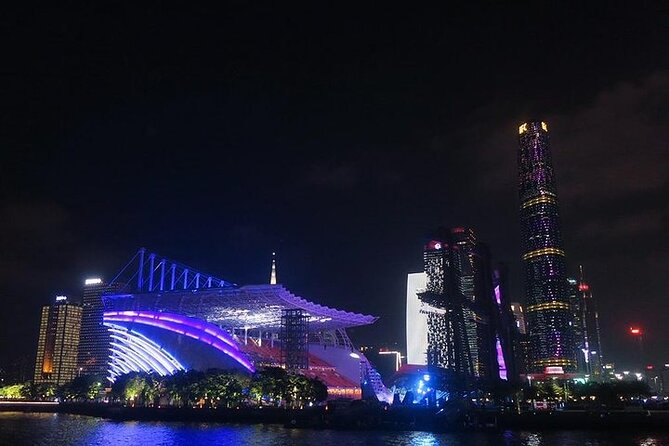 Private Guangzhou Night Tour Pearl River Cruise & Dim-Sum Dinner - Canton Tower and the riverside skyline