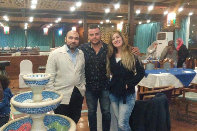 Private Nile River, Dinner Cruise with Egyptian Show - Boarding the Nile after dark