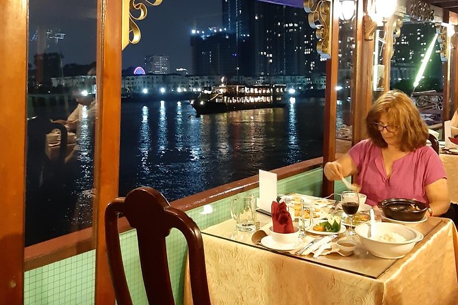 Private Saigon by night at Bitexco & Dinner Cruise - Who Will Enjoy This Evening Most