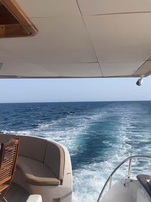 Protaras: 80s and 90s Sunset Cruise with Cypriot Dinner & DJ - Leaving Protaras Pier for Fig Tree Bay
