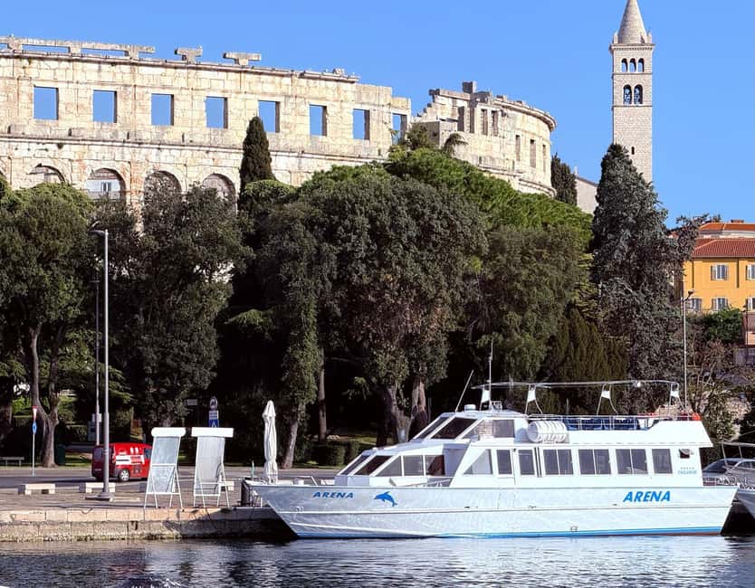 Pula: Brijuni Dolphins Sunset Cruise with Dinner and Drinks - An Istrian dinner served on the water