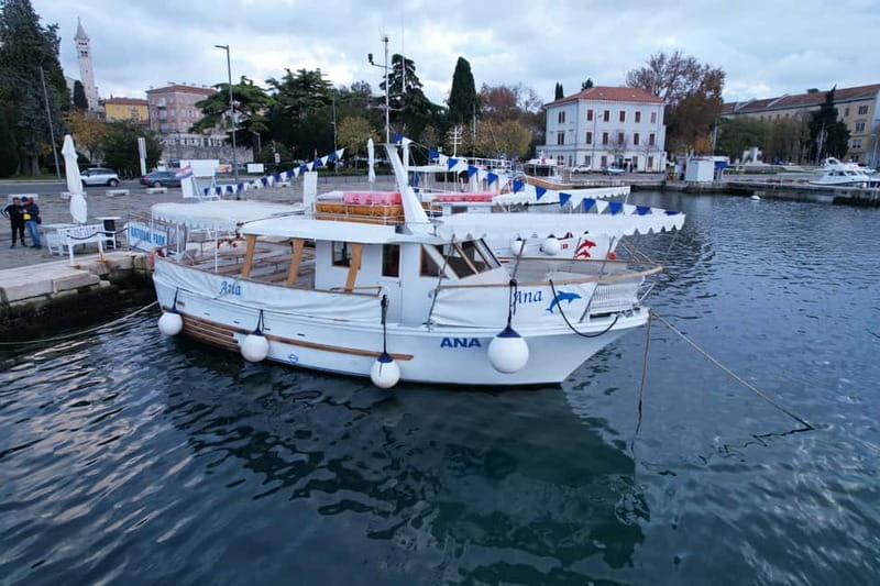 Pula: Dolphin-Watching Cruise at Sunset with Dinner & Drinks - Leaving Pula Harbour toward Brijuni