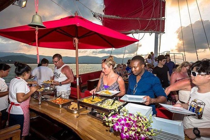 Red Baron : A Sunset Dinner Cruise from Koh Samui with Return Transfer - Sailing toward Koh Som