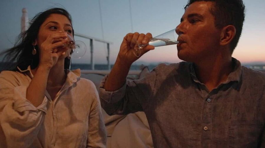 Rhodes: Sunset Cruise with Open Bar, Dinner, & Live Music - Dinner with Greek flavors and practical choices