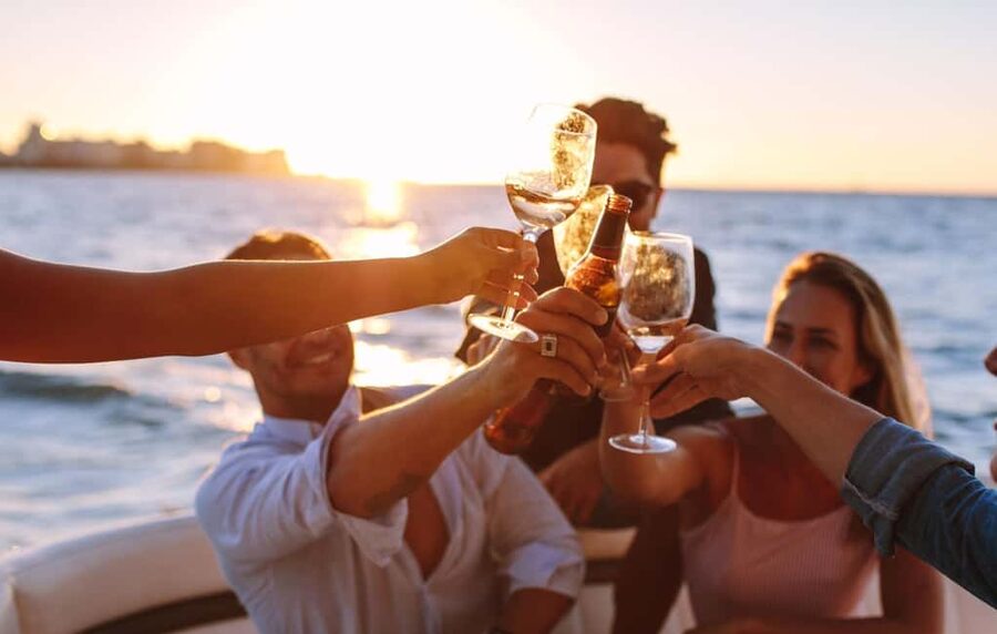 Rhodes: Sunset Cruise with Open Bar, Dinner, & Live Music - Boarding at Mandraki Port around 6 p.m.