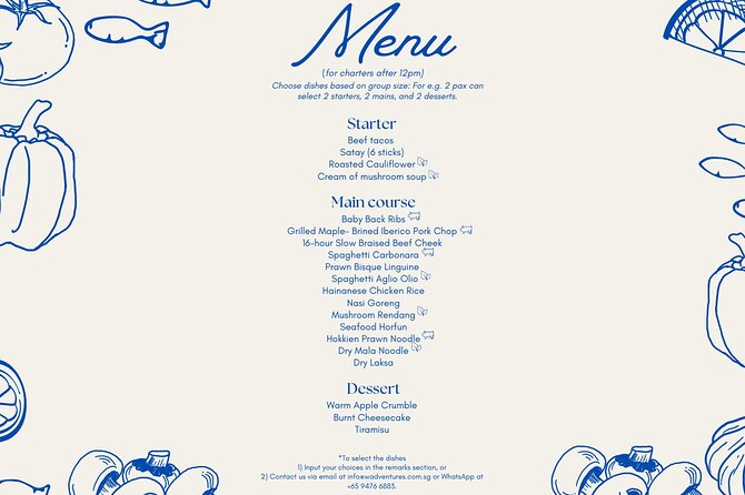 Romantic Private Sunset Dinner Cruise with a 3-course meal - A sunset table and three-course dinner