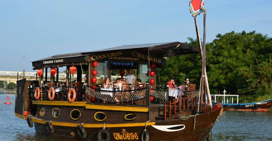 Romantic Sunset Dinner Cruise in Hoi An - Boarding near Moonlight Bridge at 16:45