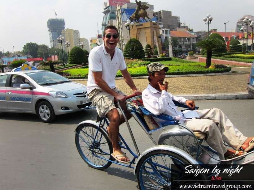 Saigon by Night: Traditional Dinner Cruise - A cyclo introduction to Ho Chi Minh City