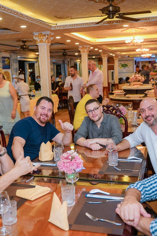 Saigon Dinner On Cruise Tour With Private Table - Sunset at the port before dinner