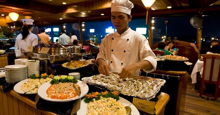 Saigon Dinner On Cruise Tour With Private Table - The return and the four-hour schedule