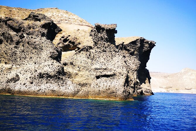 Sailsational Luxury Santorini Catamaran Sunset Cruise with Dinner - Mesa Pigadia, swimming, and dinner