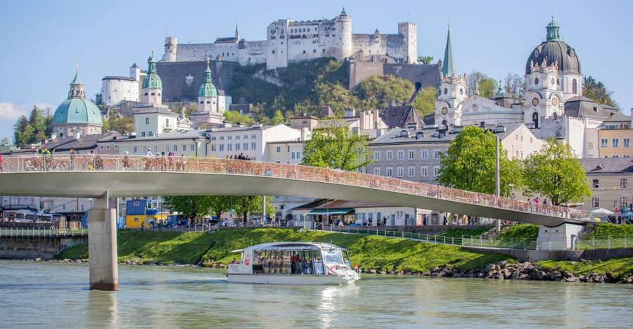 Salzburg: River Cruise, Dinner & Fortress Concert - What you see from the Salzach River