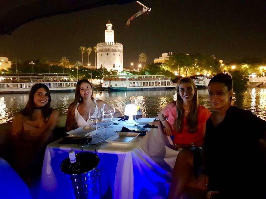 Seville: Private Boat Tour with Paella Lunch and Drinks - A private view of Seville from the Guadalquivir
