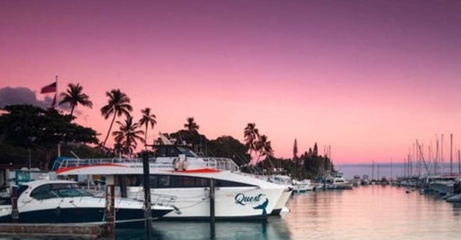 South Maui: Sunset Cruise with 4-Course Dinner and Drinks - Boarding near Maui Harbor Shops or the Pacific Whale Foundation dock