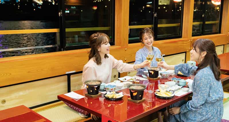Sumida River: Japanese Traditional Yakatabune Dinner Cruise - Boarding at Azumabashi in Asakusa