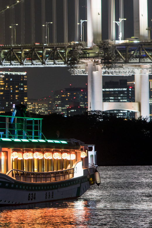 Sumida River: Japanese Traditional Yakatabune Dinner Cruise - The Tokyo Bay Stop Near Odaiba