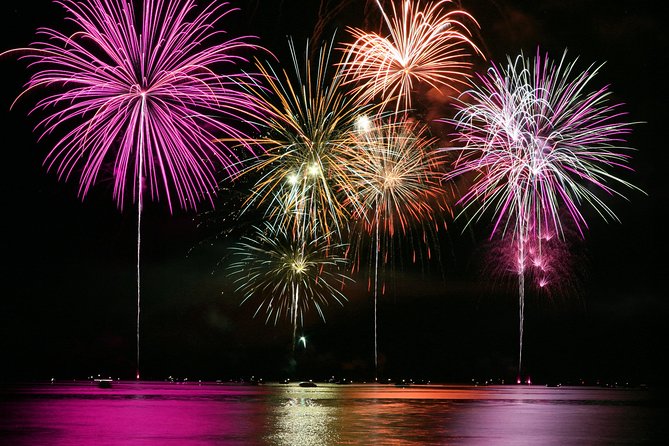 Summer Fireworks and Dinner Catamaran Cruise from Cannes - What dinner is really like on the catamaran